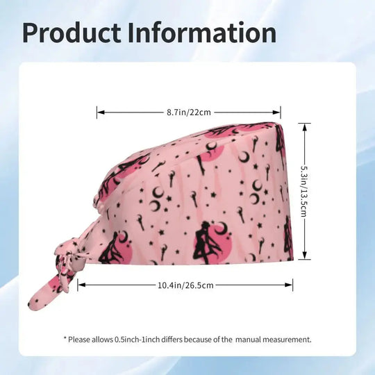 Gorra personalizada Sailors-Usagi Tsukino, gorros quirúrgicos para hombres y mujeres, gorro para quirófano, sombreros para operador, sombrero para trabajos de laboratorio MedSurgery Store For Digital Health