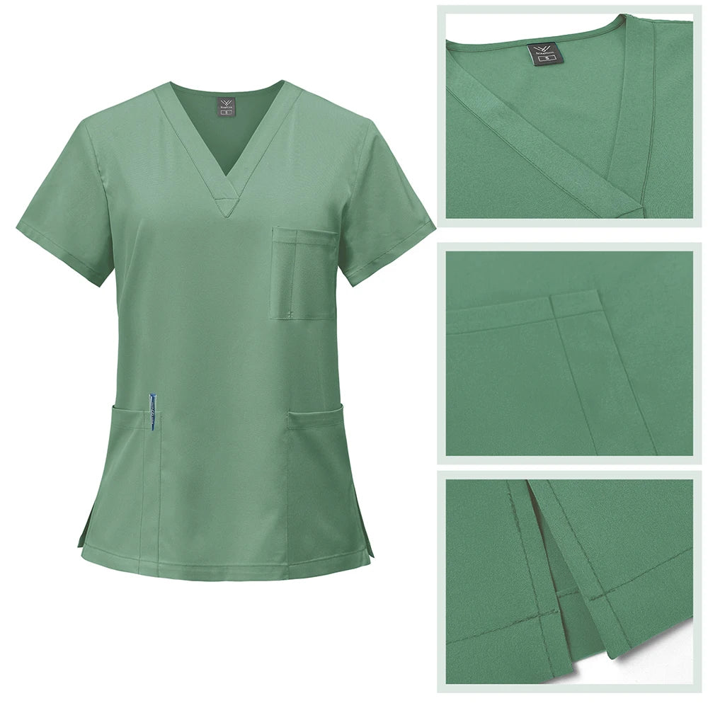 Uniforme Médico Premium para Mujer: Estilo y Confort Ergonómico para Profesionales de la Salud.