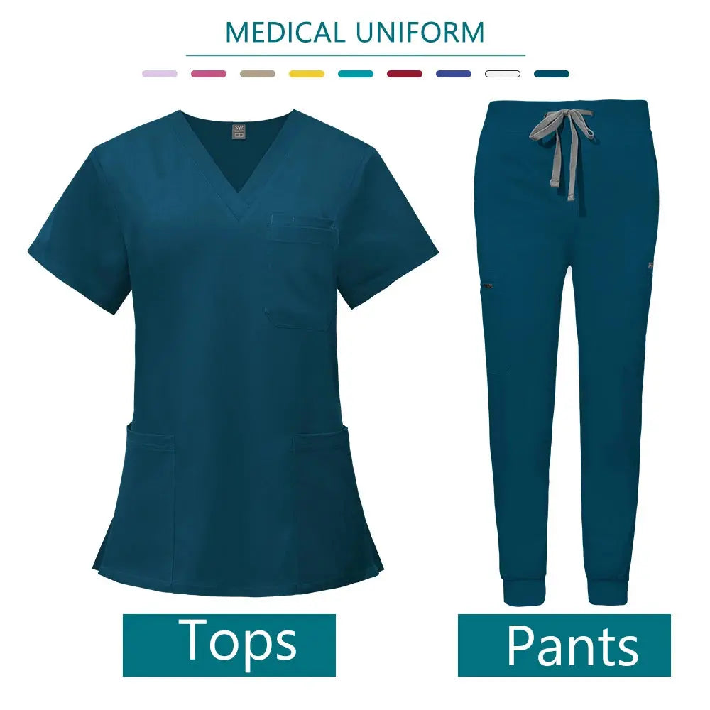 Exfoliantes para mujer, ropa de trabajo Unisex para médico y enfermera, conjuntos de exfoliantes médicos clínicos de Hospital, uniforme quirúrgico para sala de operaciones para hombres, venta al por mayor MedSurgery Store For Digital Health