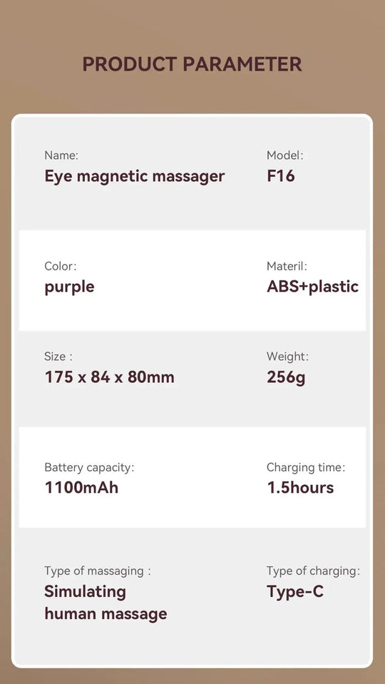 Dispositivo de masaje ocular, dispositivo de masaje ocular eléctrico inteligente, terapia magnética, gafas de masaje Bluetooth, herramientas para el cuidado de la fatiga MedSurgery Store For Digital Health