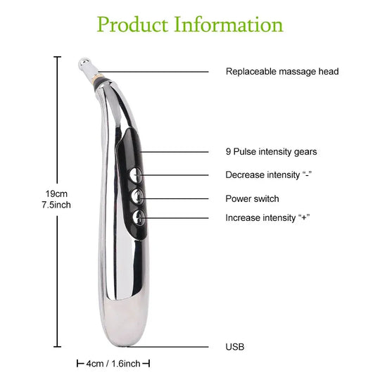 Pluma de acupuntura médica, Detector de puntos, masaje corporal electrónico, terapia del dolor, alivio eléctrico del dolor, cuidado de la salud, dispositivo de uso doméstico MedSurgery Store For Digital Health