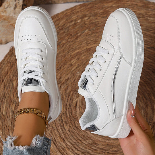 Zapatillas de deporte para mujer, zapatillas informales transpirables para monopatín, cómodas zapatillas de tenis al aire libre para caminar, primavera y otoño