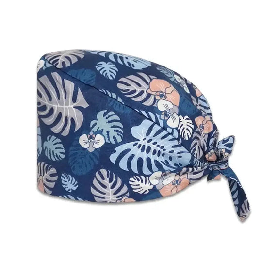 Gorros médicos con estampado de flores para Mujer, gorro quirúrgico de algodón, accesorios médicos MedSurgery Store For Digital Health