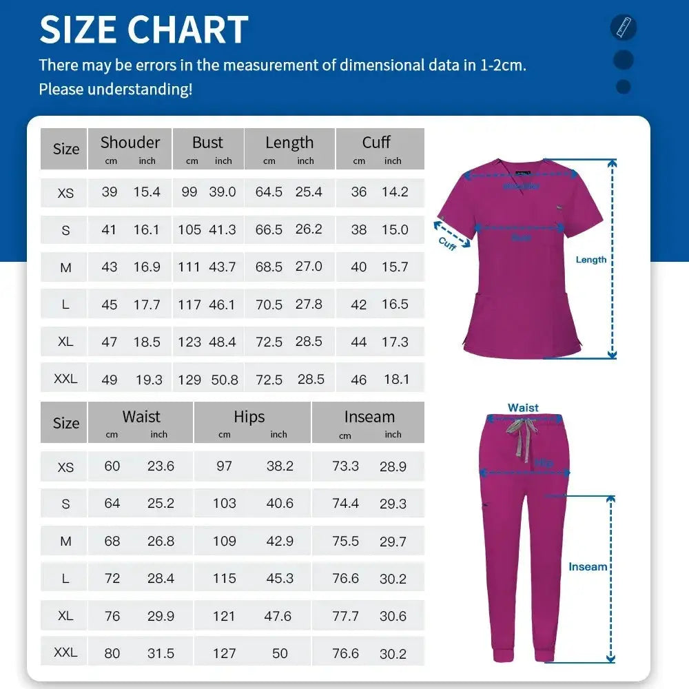 Venta al por mayor, uniforme médico para quirófano, conjunto de gomas de trabajo para Hospital, suministros médicos, traje de cirugía Dental para enfermera, ropa de trabajo CJdropshipping