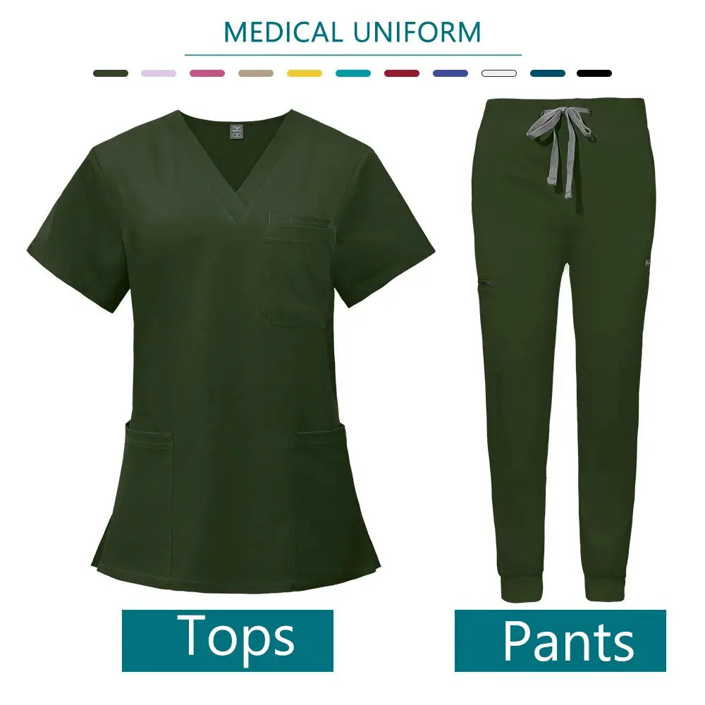 Exfoliantes para mujer, ropa de trabajo Unisex para médico y enfermera, conjuntos de exfoliantes médicos clínicos de Hospital, uniforme quirúrgico para sala de operaciones para hombres, venta al por mayor MedSurgery Store For Digital Health