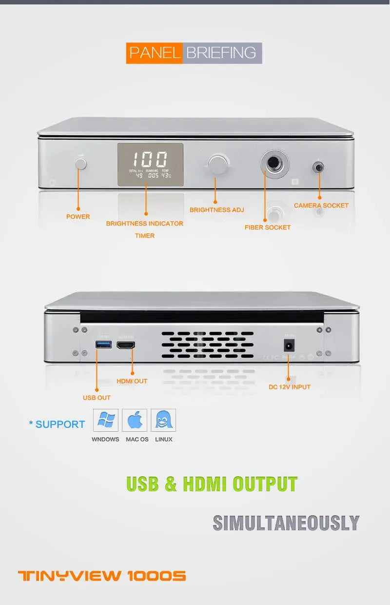 Cámara endoscópica médica Full HD, endoscopio portátil, 1080P MedSurgery Store For Digital Health