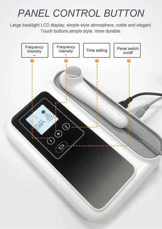 Dispositivo terapéutico de fisioterapia de 5W, 1,05 MHz, dolor muscular, cuidado de la salud corporal, máquina de terapia por ultrasonido MedSurgery Store For Digital Health