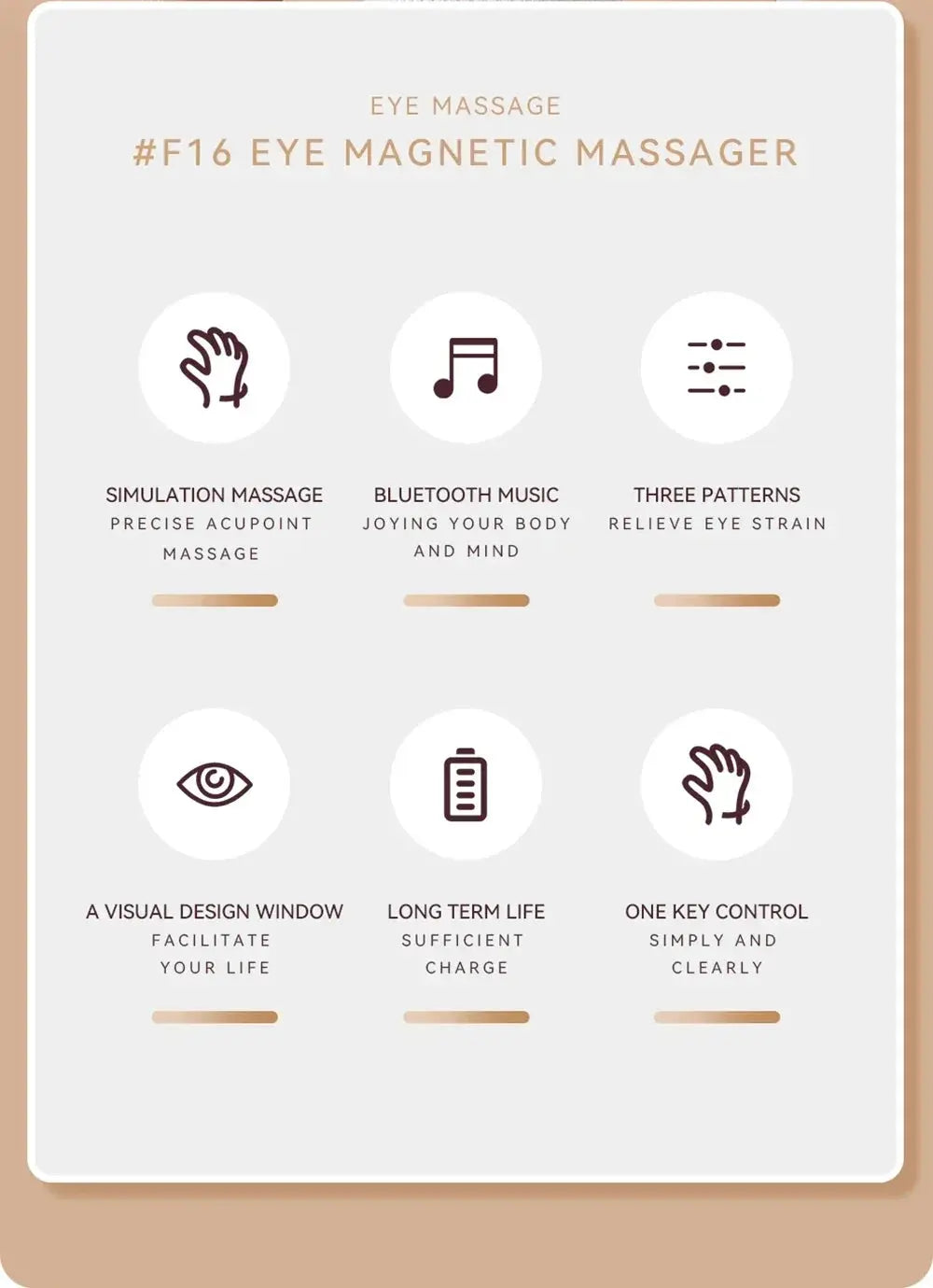 Dispositivo de masaje ocular, dispositivo de masaje ocular eléctrico inteligente, terapia magnética, gafas de masaje Bluetooth, herramientas para el cuidado de la fatiga MedSurgery Store For Digital Health