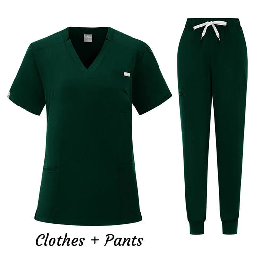 Venta al por mayor, uniforme médico para quirófano, conjunto de gomas de trabajo para Hospital, suministros médicos, traje de cirugía Dental para enfermera, ropa de trabajo MedSurgery Store For Digital Health