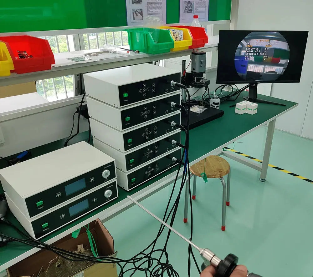 Unidad de endoscopio digital médico Full HD, sistema de vídeo de endoscopia con cabezal de cámara FHD, 1080P MedSurgery Store For Digital Health