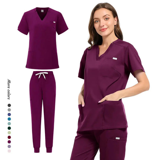 Venta al por mayor, uniforme médico para quirófano, conjunto de gomas de trabajo para Hospital, suministros médicos, traje de cirugía Dental para enfermera, ropa de trabajo MedSurgery Store For Digital Health