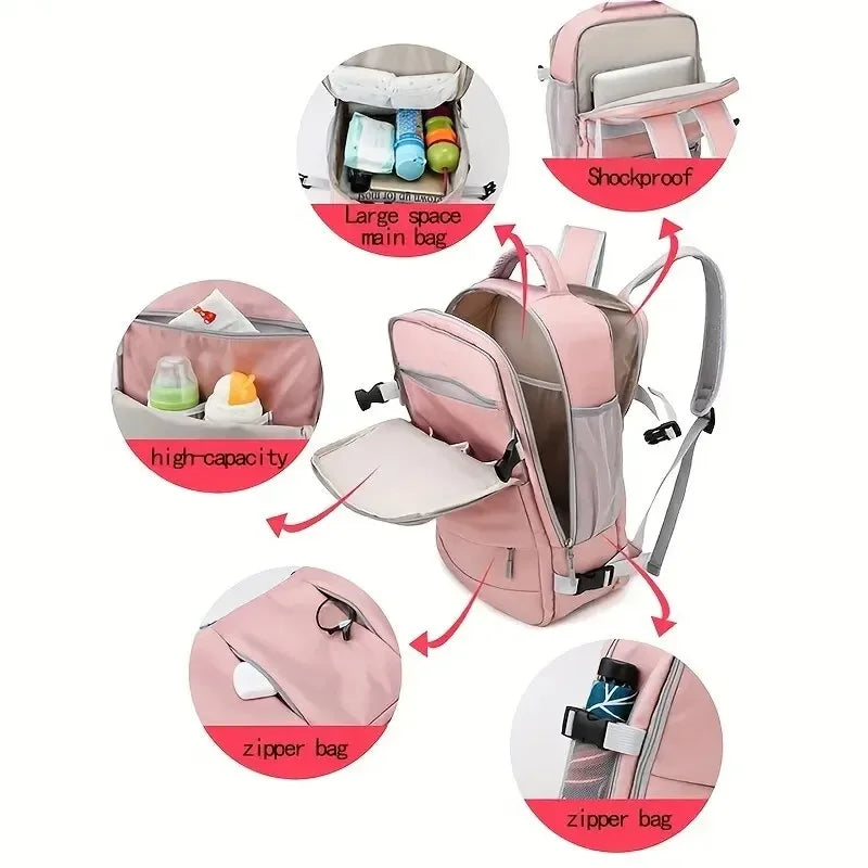 Mochila Esencia Pro: Elegancia y Eficiencia para la Profesional de la Salud.