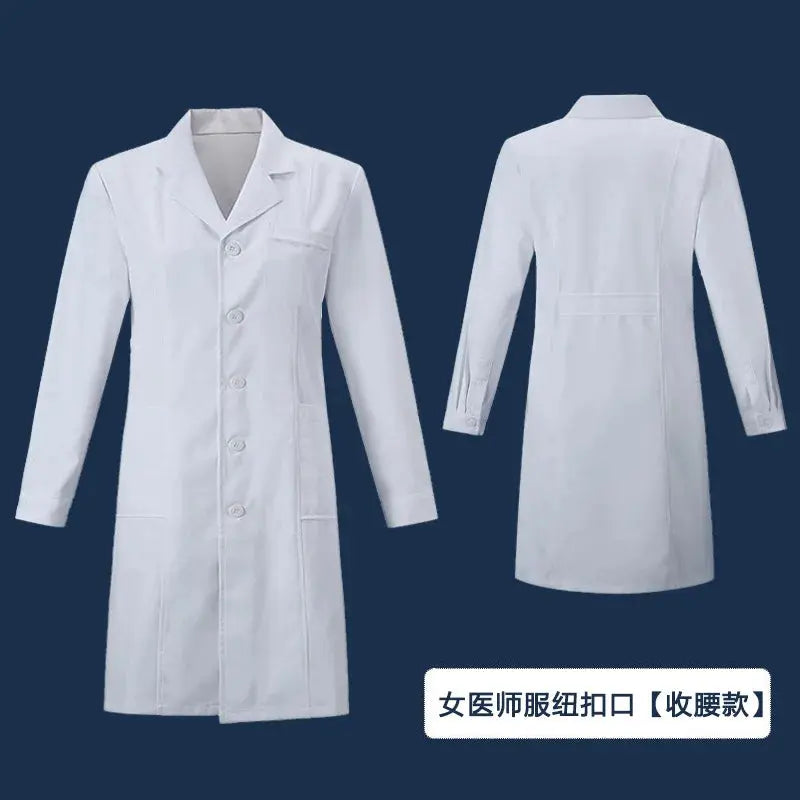 Abrigo blanco, ropa Experimental para estudiantes universitarios, ropa de médico de manga larga para hombres y mujeres, química y medicina de manga corta MedSurgery Store For Digital Health
