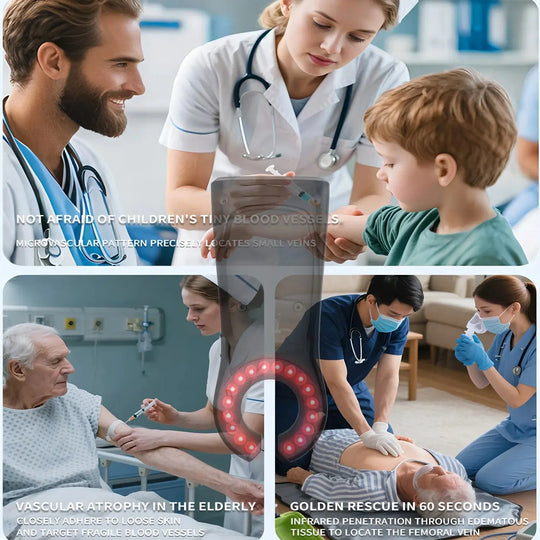 Detector de venas portátil médico, escáner infrarrojo LED para venas, máquina detectora de vasos sanguíneos de mano, dispositivo buscador de venas MedSurgery Store For Digital Health