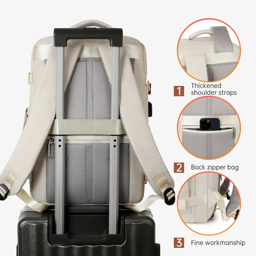 Mochila para mujer 2025, nueva mochila informal para ordenador de negocios, bolsa de viaje de gran capacidad para viajes al aire libre, bolso escolar para estudiantes, viajes de negocios, desplazamientos, clase de MedSurgery Store For Digital Health