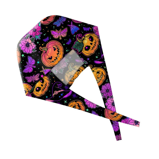 Gorro exfoliante de Halloween, gorro de algodón ajustable con estampado para salón de belleza, cirujano, clínica Dental, gorro de enfermería, gorros quirúrgicos para hombres y mujeres, venta al por mayor MedSurgery Store For Digital Health