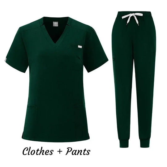 Venta al por mayor, uniforme médico para quirófano, conjunto de gomas de trabajo para Hospital, suministros médicos, traje de cirugía Dental para enfermera, ropa de trabajo MedSurgery Store For Digital Health