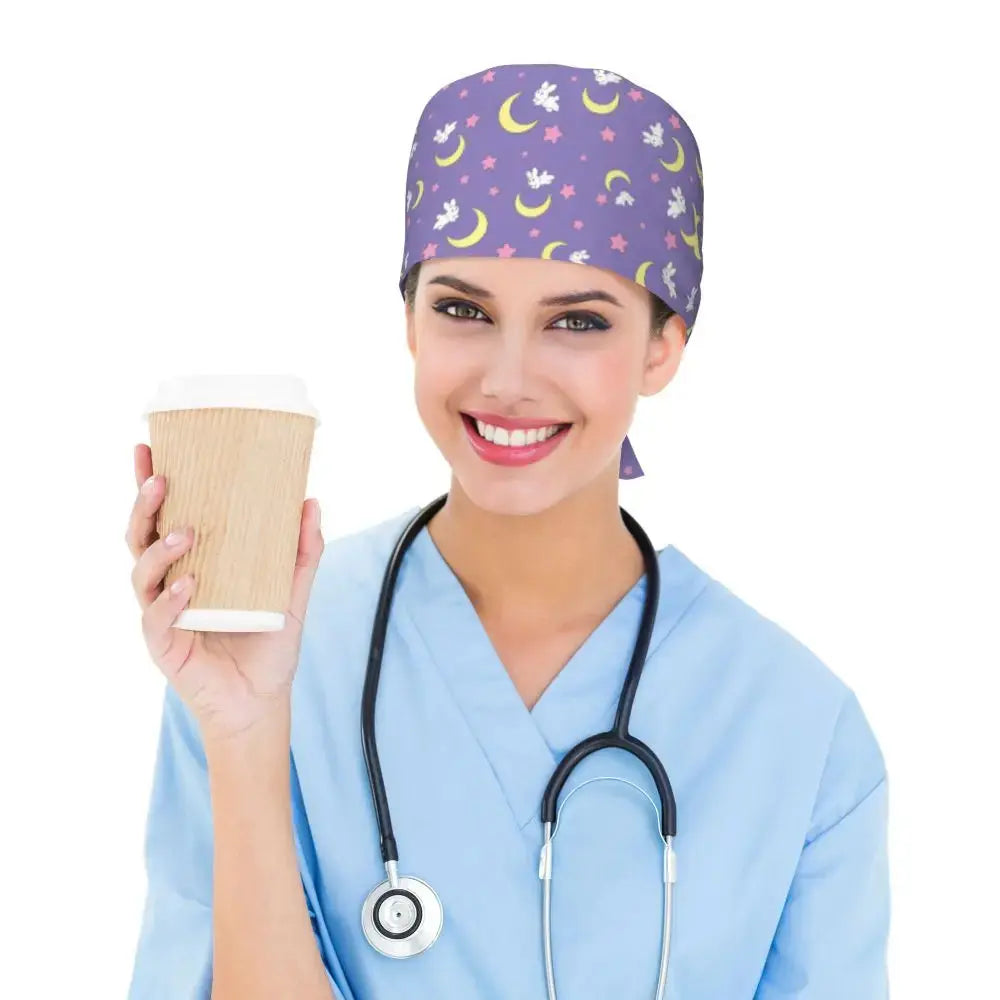Gorra personalizada Sailors-Usagi Tsukino, gorros quirúrgicos para hombres y mujeres, gorro para quirófano, sombreros para operador, sombrero para trabajos de laboratorio MedSurgery Store For Digital Health