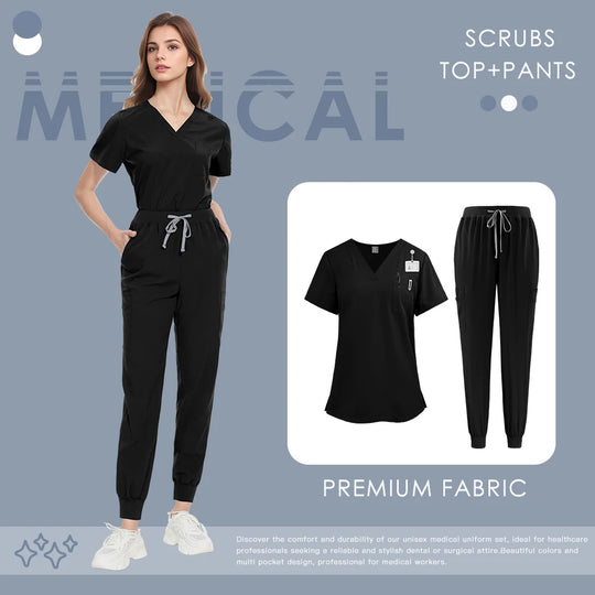 Scrubs Premium MedSurgery: Rendimiento, Estilo y Confort Superior para la Profesional del Área de la Salud.