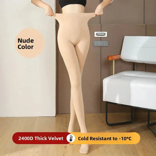 Leggings de Forro Polar ueso para Mujer, Plones Cálidos Inteados para Invierno, Color Blanco y Ne, Capa Base, Pant... MedSurgery Store For Digital Health