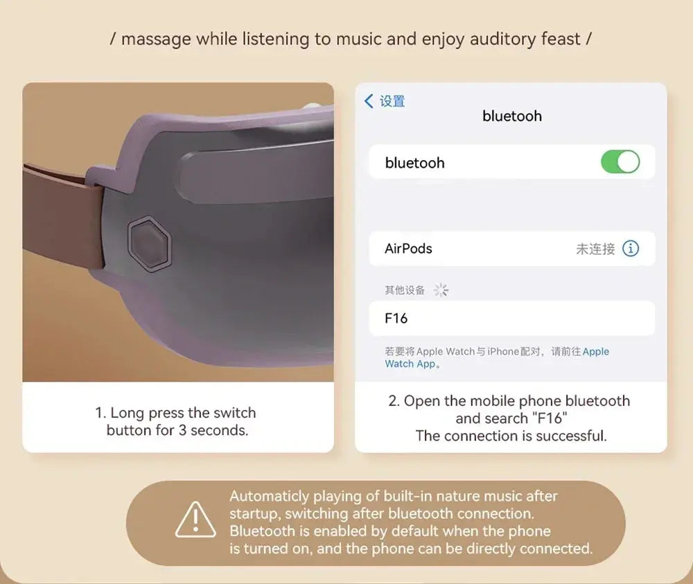 Dispositivo de masaje ocular, dispositivo de masaje ocular eléctrico inteligente, terapia magnética, gafas de masaje Bluetooth, herramientas para el cuidado de la fatiga MedSurgery Store For Digital Health