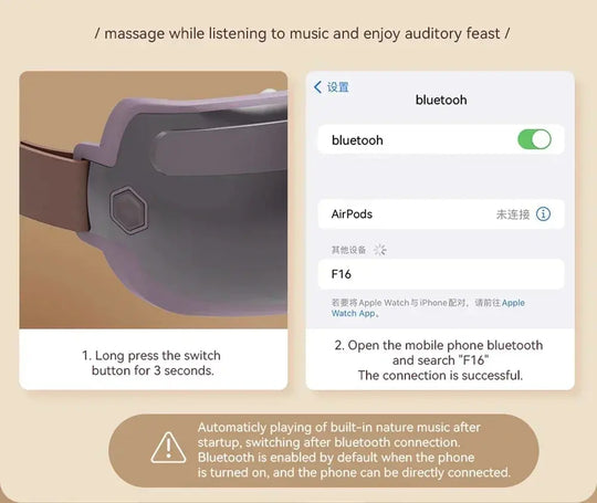 Dispositivo de masaje ocular, dispositivo de masaje ocular eléctrico inteligente, terapia magnética, gafas de masaje Bluetooth, herramientas para el cuidado de la fatiga MedSurgery Store For Digital Health