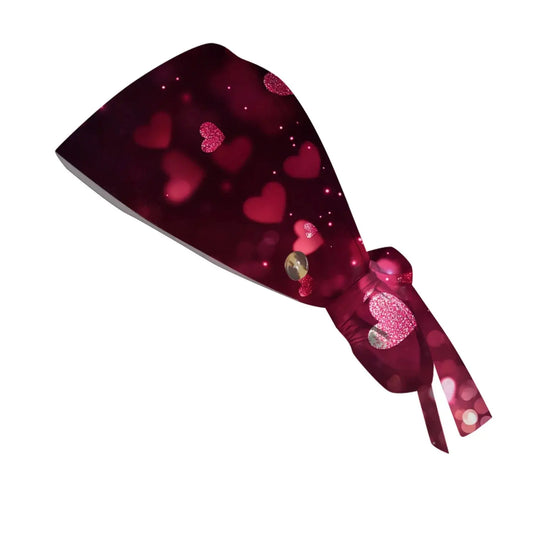 Gorro quirúrgico a prueba de polvo con botón, gorro de trabajo con estampado romántico a la moda, gorro informal con cola de caballo para mujer, gorros de enfermería ajustables MedSurgery Store For Digital Health