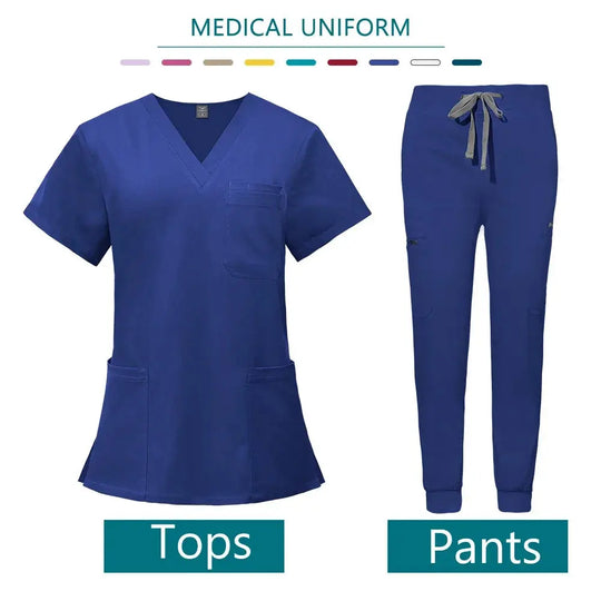Exfoliantes para mujer, ropa de trabajo Unisex para médico y enfermera, conjuntos de exfoliantes médicos clínicos de Hospital, uniforme quirúrgico para sala de operaciones para hombres, venta al por mayor MedSurgery Store For Digital Health