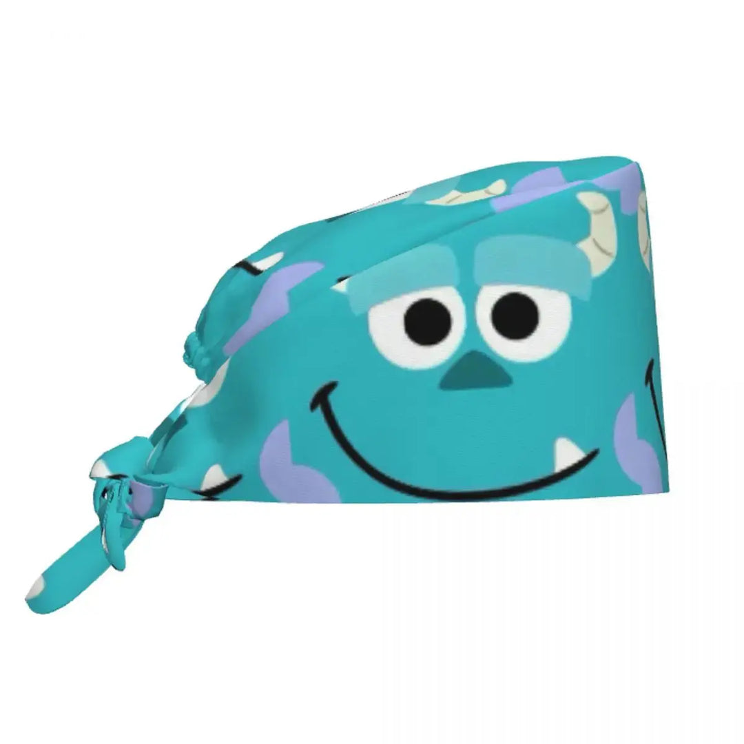 Gorro de trabajo ajustable personalizado con dibujos animados de la Universidad de Monsters, gorro quirúrgico para hombres y mujeres, gorro quirúrgico para enfermería, médico y cirujano MedSurgery Store For Digital Health