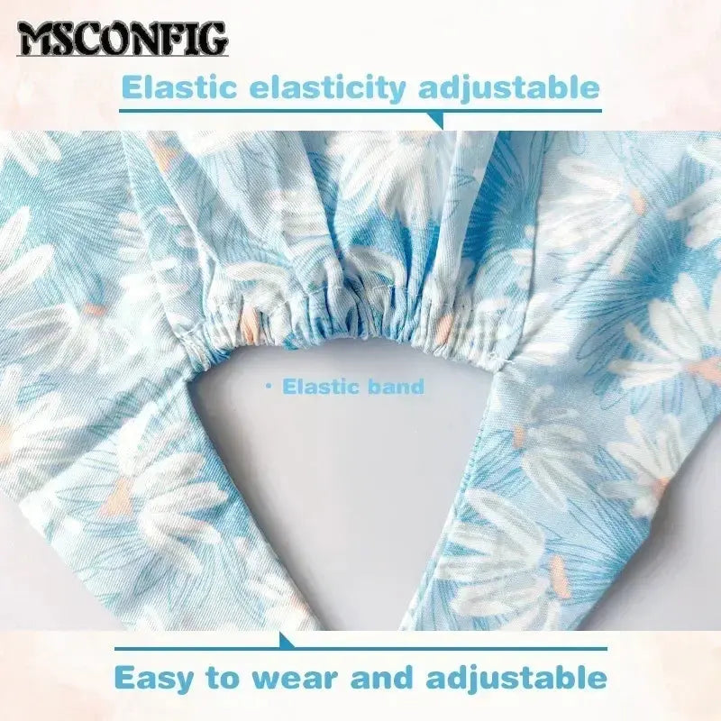 Gorros médicos con estampado de flores para Mujer, gorro quirúrgico de algodón, accesorios médicos MedSurgery Store For Digital Health