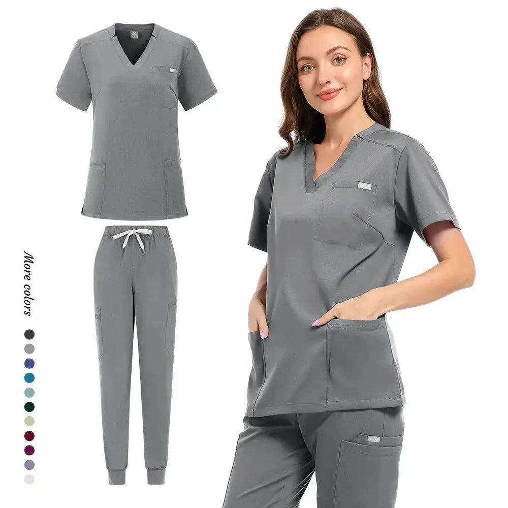 Venta al por mayor, uniforme médico para quirófano, conjunto de gomas de trabajo para Hospital, suministros médicos, traje de cirugía Dental para enfermera, ropa de trabajo MedSurgery Store For Digital Health