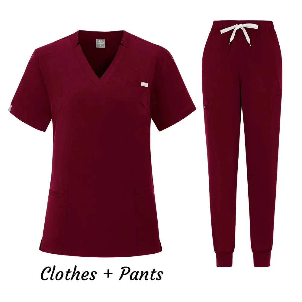 Venta al por mayor, uniforme médico para quirófano, conjunto de gomas de trabajo para Hospital, suministros médicos, traje de cirugía Dental para enfermera, ropa de trabajo MedSurgery Store For Digital Health