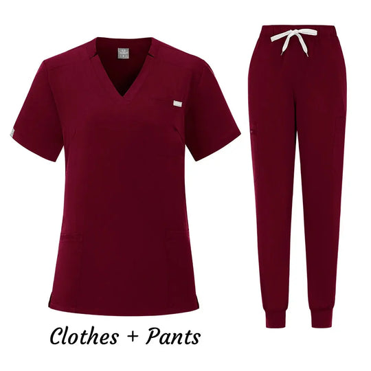 Venta al por mayor, uniforme médico para quirófano, conjunto de gomas de trabajo para Hospital, suministros médicos, traje de cirugía Dental para enfermera, ropa de trabajo MedSurgery Store For Digital Health