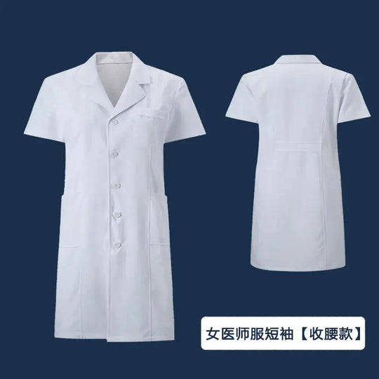 Abrigo blanco, ropa Experimental para estudiantes universitarios, ropa de médico de manga larga para hombres y mujeres, química y medicina de manga corta MedSurgery Store For Digital Health