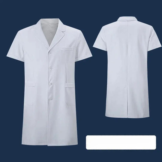 Abrigo blanco, ropa Experimental para estudiantes universitarios, ropa de médico de manga larga para hombres y mujeres, química y medicina de manga corta MedSurgery Store For Digital Health