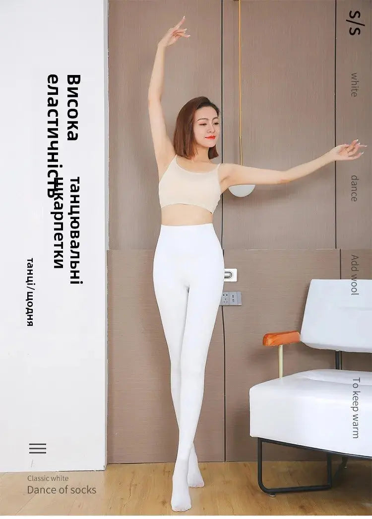 Leggings de Forro Polar ueso para Mujer, Plones Cálidos Inteados para Invierno, Color Blanco y Ne, Capa Base, Pant... MedSurgery Store For Digital Health