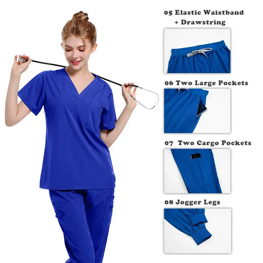 Uniforme médico para mujer y hombre, traje quirúrgico, pantalones, accesorios de enfermera, disfraz de médico de Hospital MedSurgery Store For Digital Health