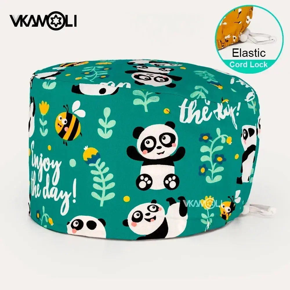 Gorros quirúrgicos con varias impresiones de conejos, perros, animales diseñados como gorros para el cuidado del cabello para médicos y enfermeras MedSurgery Store For Digital Health