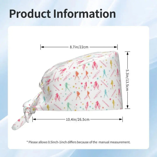 Gorra personalizada Sailors-Usagi Tsukino, gorros quirúrgicos para hombres y mujeres, gorro para quirófano, sombreros para operador, sombrero para trabajos de laboratorio MedSurgery Store For Digital Health