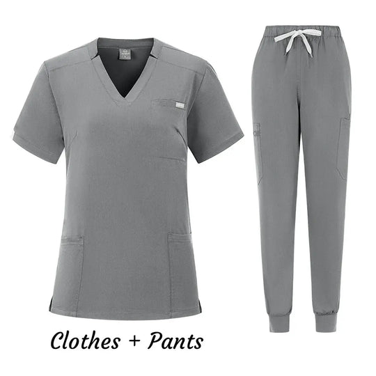 Venta al por mayor, uniforme médico para quirófano, conjunto de gomas de trabajo para Hospital, suministros médicos, traje de cirugía Dental para enfermera, ropa de trabajo MedSurgery Store For Digital Health