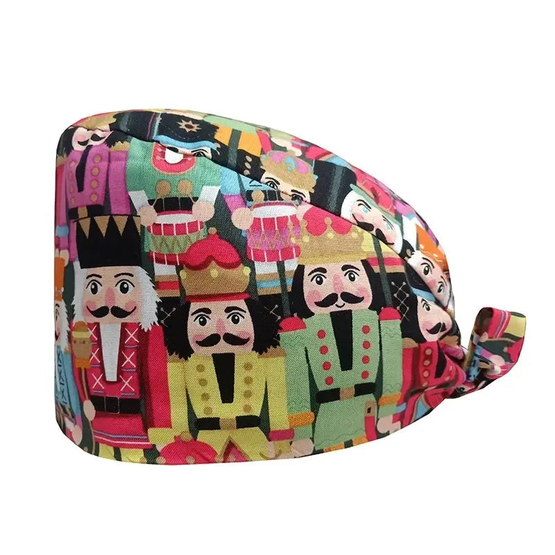 Gorros médicos con estampado de flores para Mujer, gorro quirúrgico de algodón, accesorios médicos MedSurgery Store For Digital Health