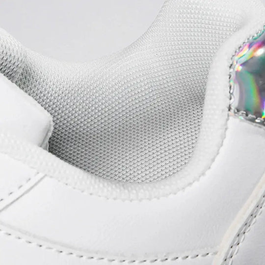 Zapatos de mujer de gran venta, zapatos informales ligeros, zapatos para caminar a la moda, zapatillas blancas con cordones, zapatos vulcanizados con plataforma de talla grande MedSurgery Store For Digital Health