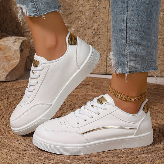 Zapatillas de deporte para mujer, zapatillas informales transpirables para monopatín, cómodas zapatillas de tenis al aire libre para caminar, primavera y otoño