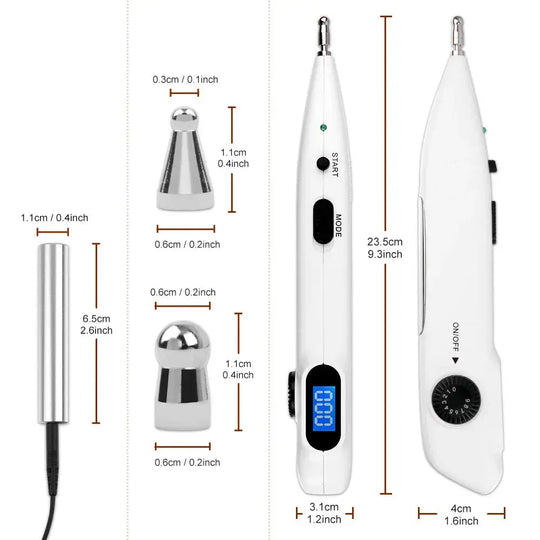 Pluma de acupuntura médica, Detector de puntos, masaje corporal electrónico, terapia del dolor, alivio eléctrico del dolor, cuidado de la salud, dispositivo de uso doméstico MedSurgery Store For Digital Health