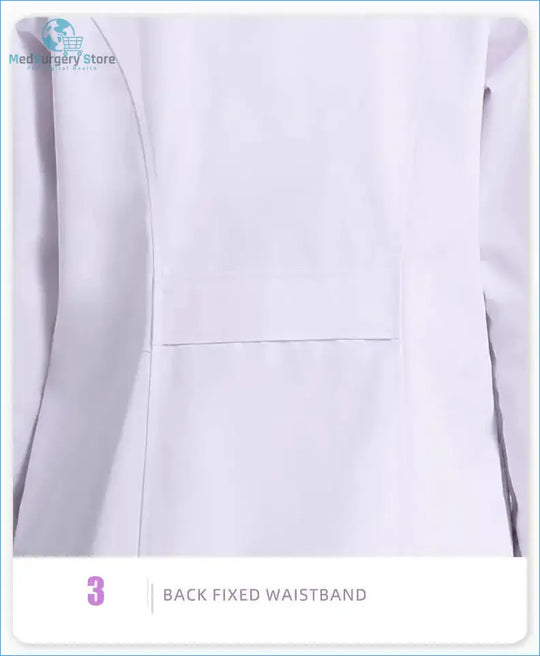 Bata Médica Femenina 'Aura Profesional': Confort Superior y Distinción Profesional.