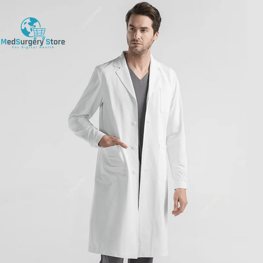 High Quality White Coat Lab Coat Hospital Doctor Slim Nurse Uniform Spa Uniform Nursing Uniform Scrubs Medical Uniforms Women