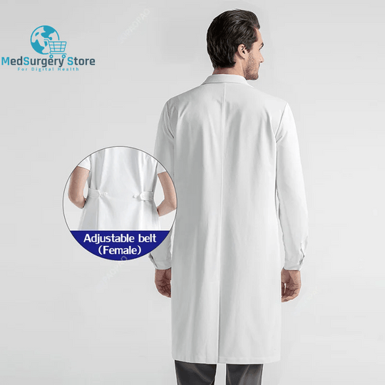 High Quality White Coat Lab Coat Hospital Doctor Slim Nurse Uniform Spa Uniform Nursing Uniform Scrubs Medical Uniforms Women