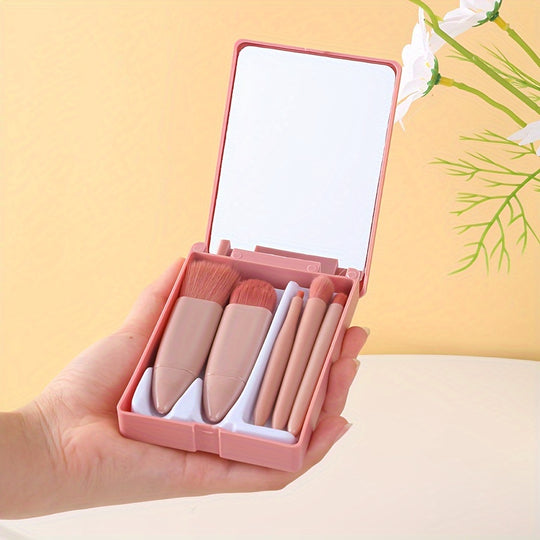 Mini Kit Brochas Premium: Elegancia Compacta para la Profesional de la Salud.