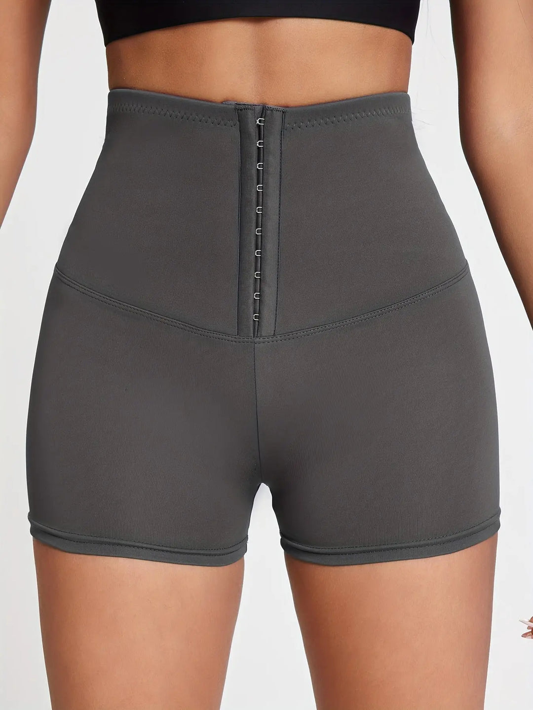 Buckles High Waist Shorts, Casual Slim Versatile Simple Shorts, Women's Clothing MedSurgery Store For Digital Health