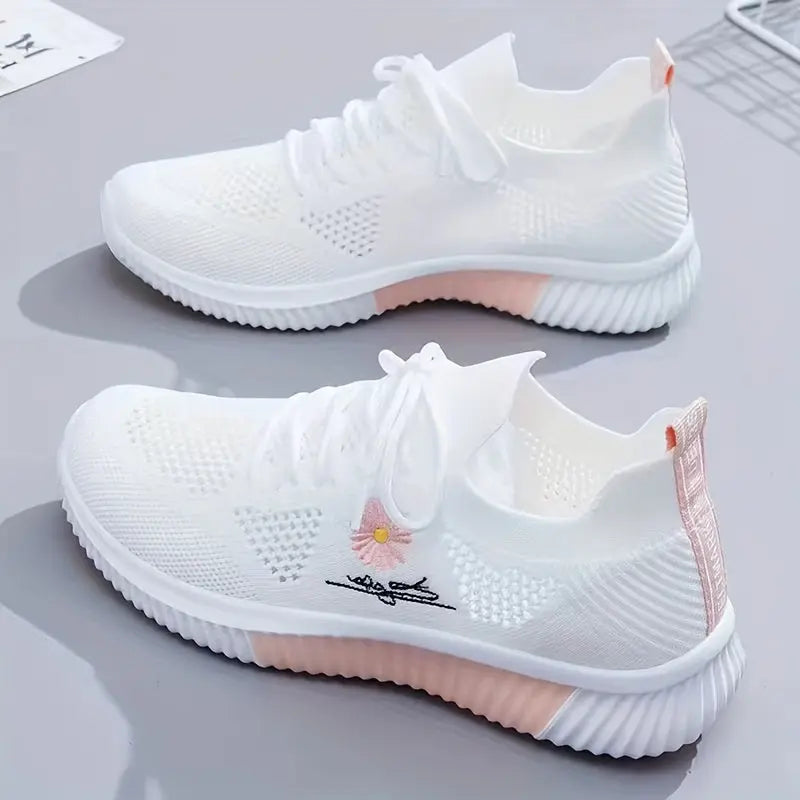 Women's Breathable Soft Sole Lightweight Sneakers, Casual Running Shoes, Cute Couple's Outdoor Footwear MedSurgery Store For Digital Health